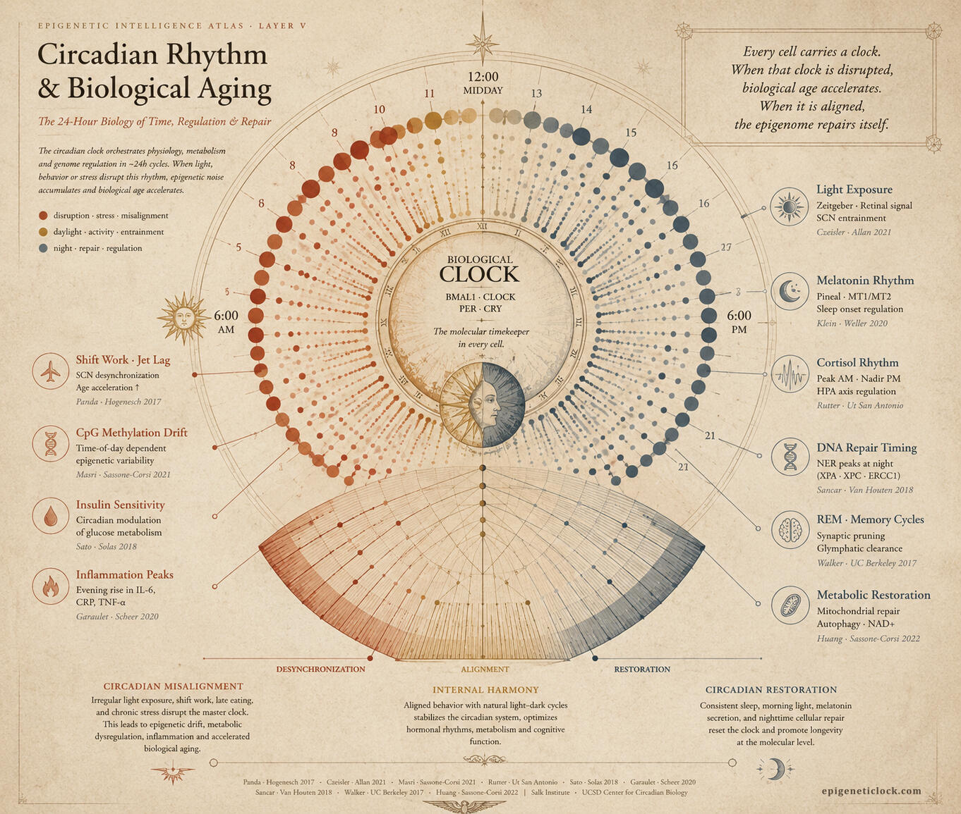 The 24-Hour Biology of Time, Regulation &amp; Repair
